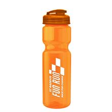 Champion - 28 oz. Transparent Bottle with USA Flip lid